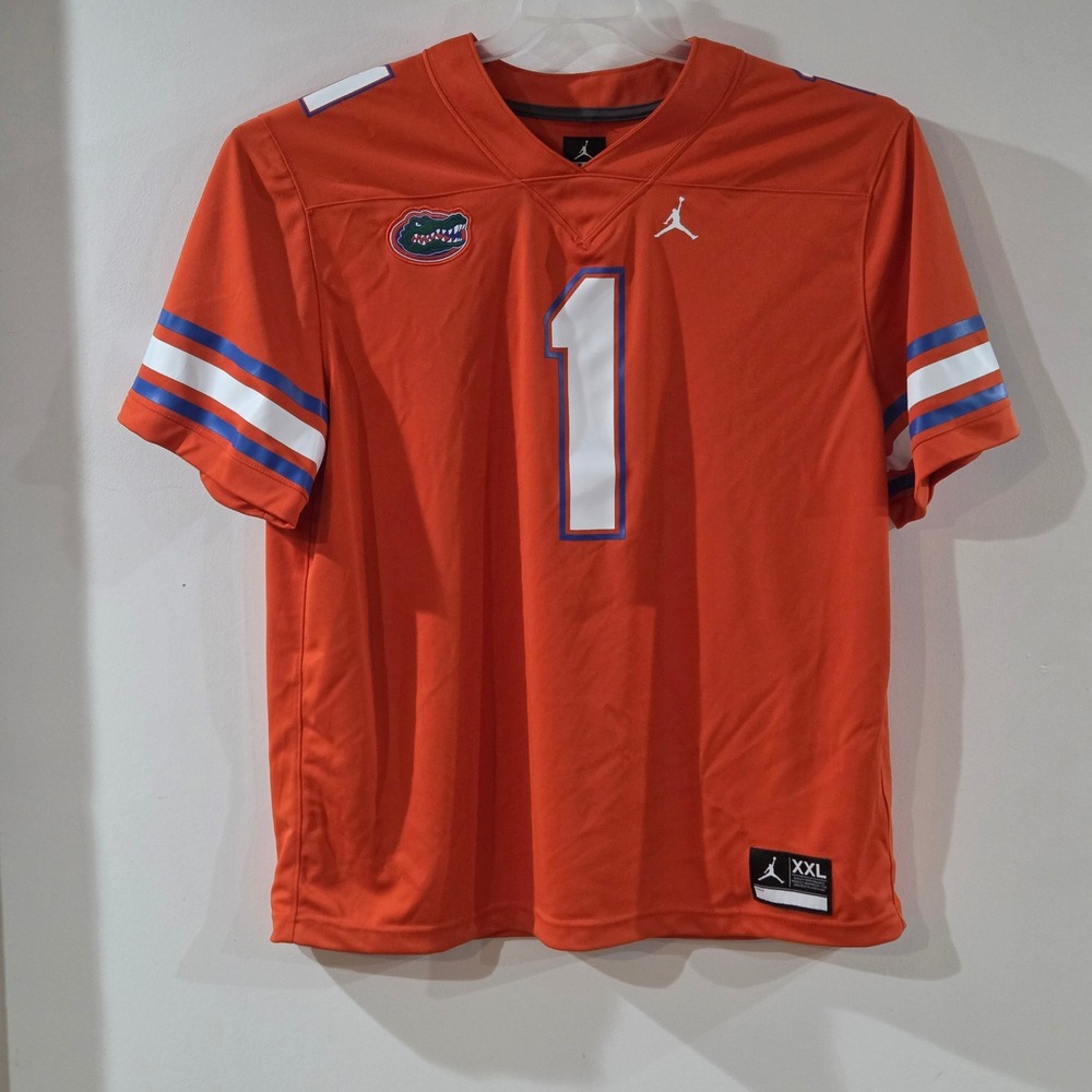Jordan Brand Florida Gators #1 Football Jersey Orange Mens XXL NWT Dri-FIT - Picture 3 of 10